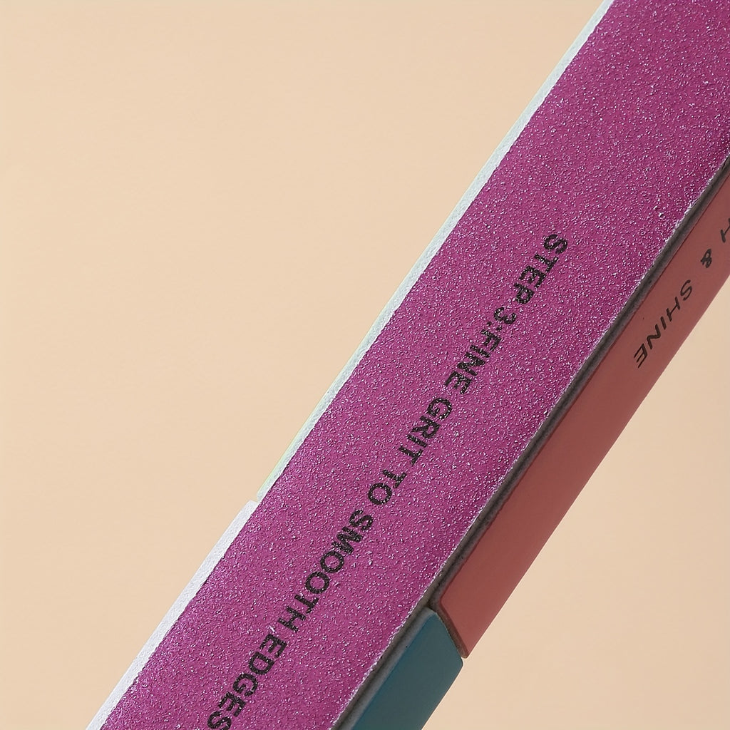 [Nail Cuticle Polish Strip Tool] 7 Sides Nail Cuticle Polish Strip Tool - Easy Manicure and Pedicure with Clean Cut