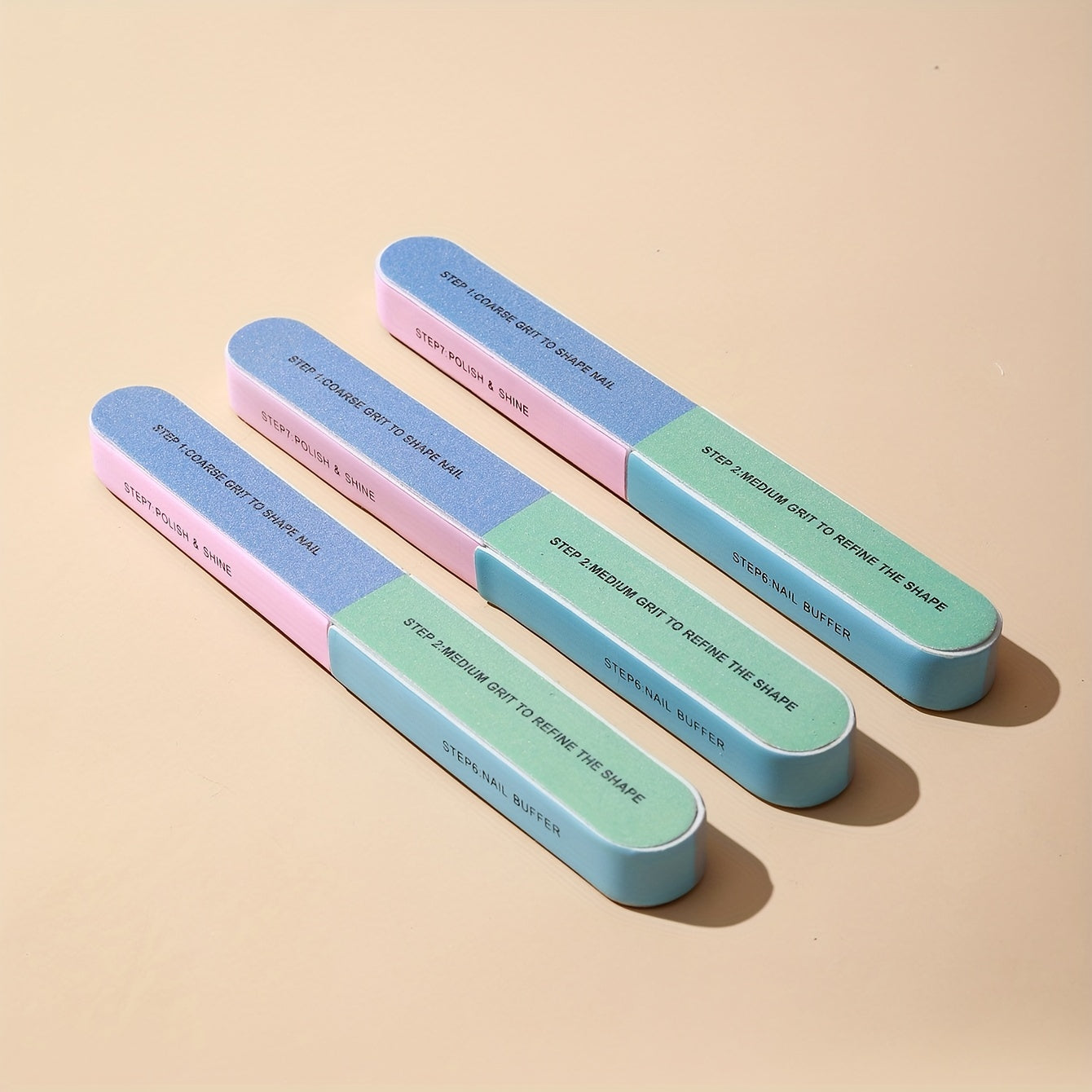 [Nail Cuticle Polish Strip Tool] 7 Sides Nail Cuticle Polish Strip Tool - Easy Manicure and Pedicure with Clean Cut